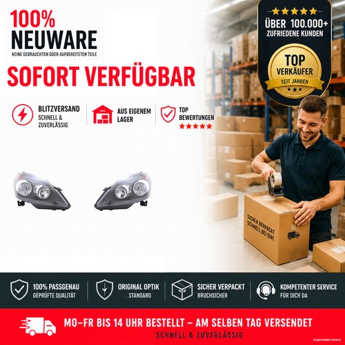 Scheinwerfer set halogen - set,